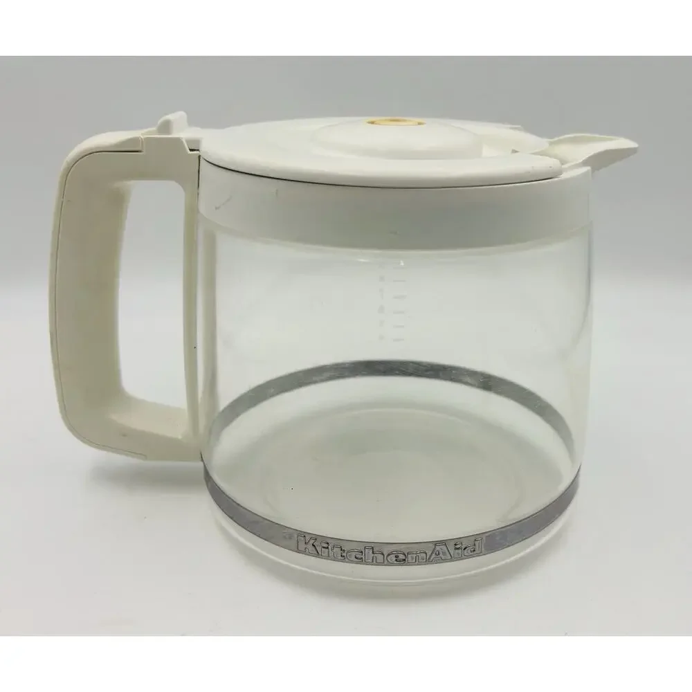 KitchenAid Coffee Maker 12 Cup Pitcher Carafe Replacement - Carafe Only-white